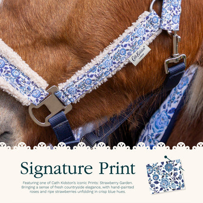 Cath Kidston Headcollar Rope Set: Blue Strawberry