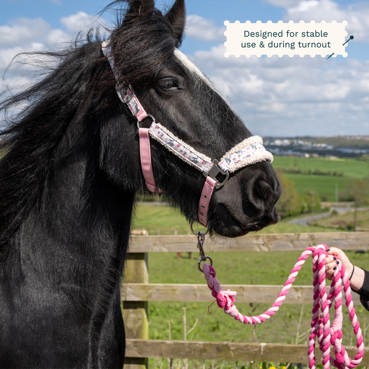 Cath Kidston Headcollar and Rope Set: Cowgirl