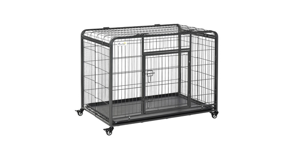 PawHut Dog Cage D02-052V01 780 x 1095 x 710 mm Grey