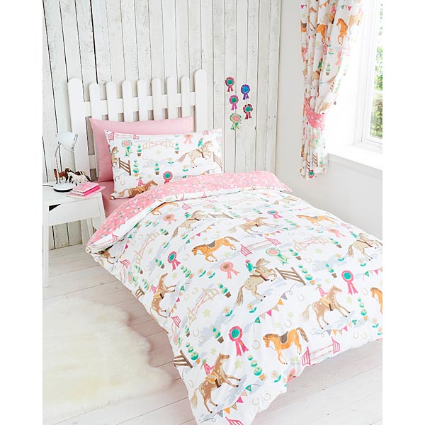 Horseshow Duvet Set: Single