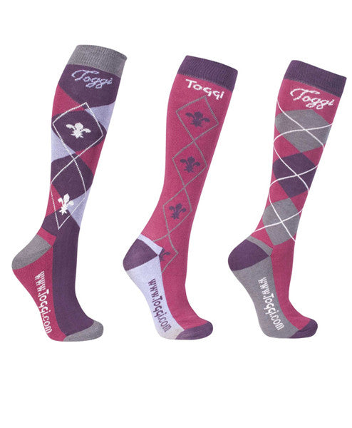 Toggi Ladies Chestermere Socks Pk/3