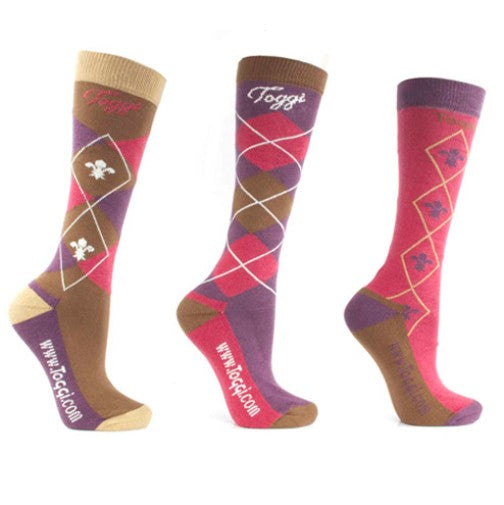 Toggi Ladies Chestermere Socks Pk/3