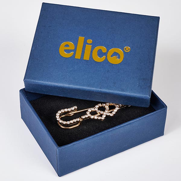 SK66 Elico Stock Pin Interlocked Hearts