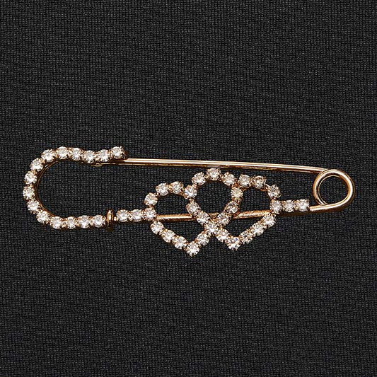 SK66 Elico Stock Pin Interlocked Hearts