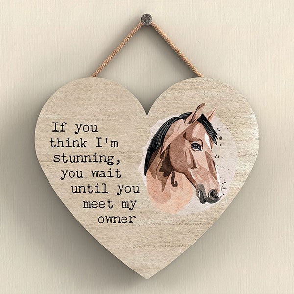 Elico Wooden Heart Plaque: Stunning
