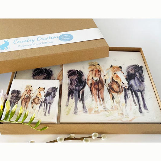 Ceramic Dining Set: Pony Pals