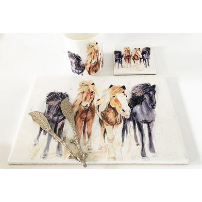 Ceramic Dining Set: Pony Pals