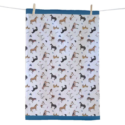 Elico Tea Towel: Horses