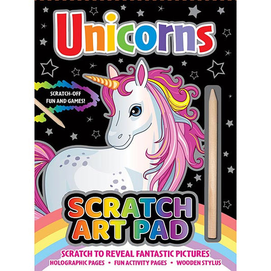 Scratch Art Pad - Unicorns