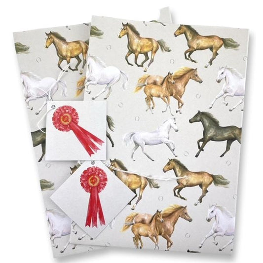 Galloping Horses Wrapping Paper