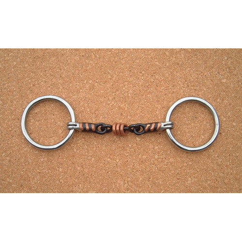 Sweet Iron Snaffle With Copper Roller Link - Craftwear Equestrian Online Saddlery