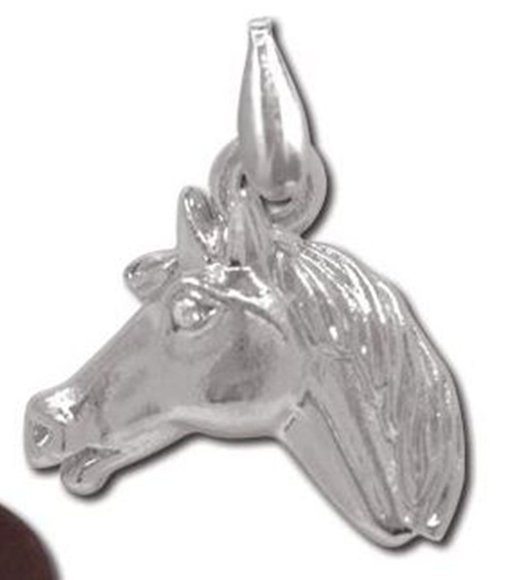 Silver Plated Horse Head Necklace