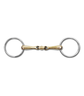 Waldhausen Cupris Solid Double Jointed Snaffle