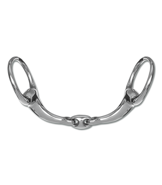 Anatomic Double Jointed (French Link) Solid Eggbutt Snaffle