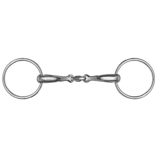 Anatomic Double Jointed (French Link) Solid Loose Ring Snaffle