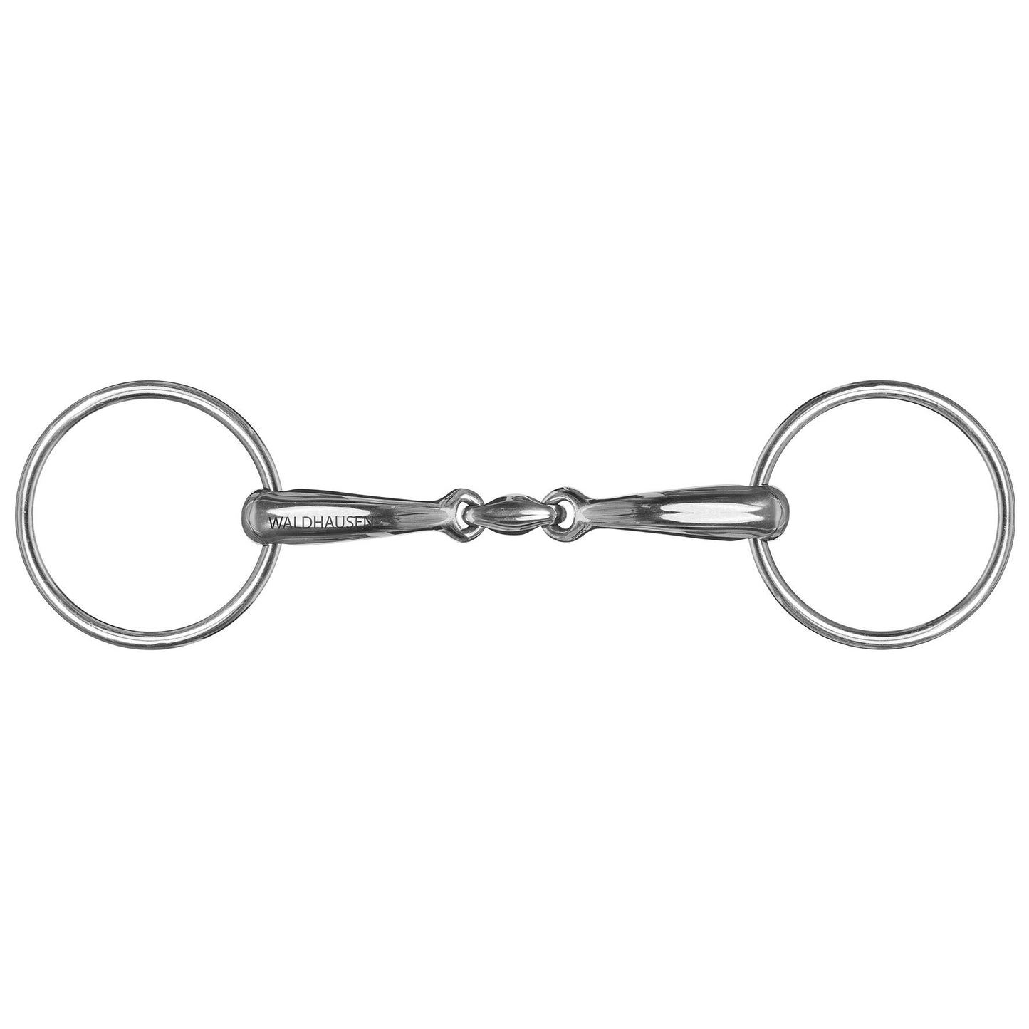 Anatomic Double Jointed (French Link) Solid Loose Ring Snaffle