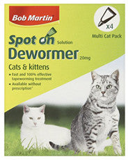 Clear Spot On Wormer for Cats & Kittens