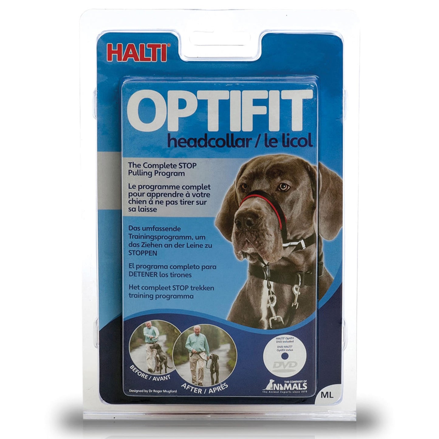 HALTI OptiFit Headcollar Black