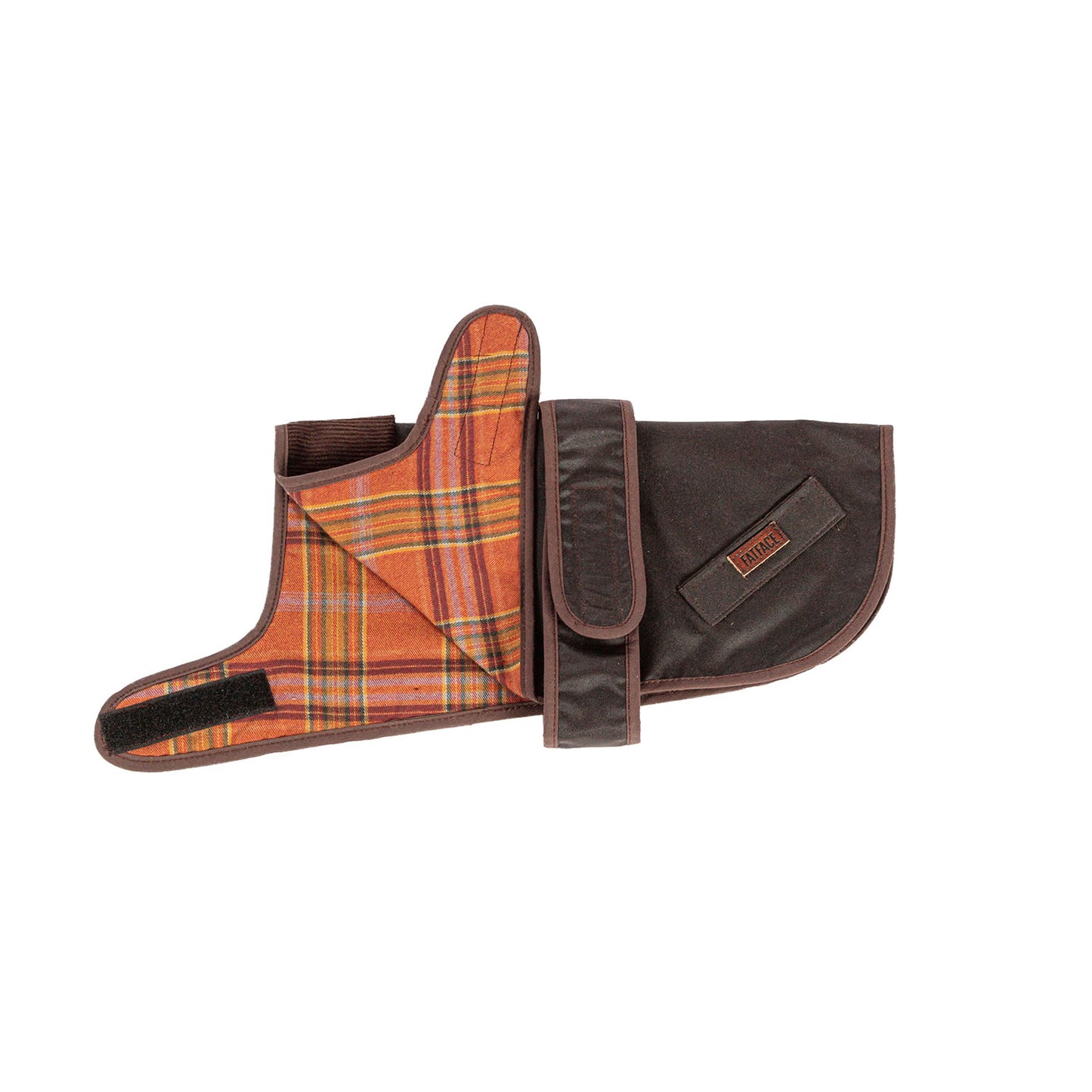 Danish Design FatFace Sussex Wax Dog Coat Chocolate