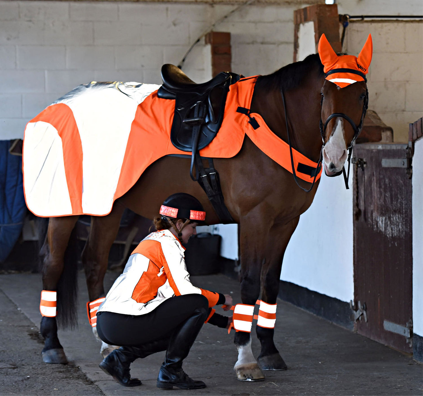 Equisafety Mercury Exercise Rug Orange