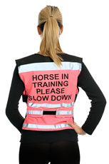 Equisafety Air Waistcoat - Horse in Training Please Slow Down