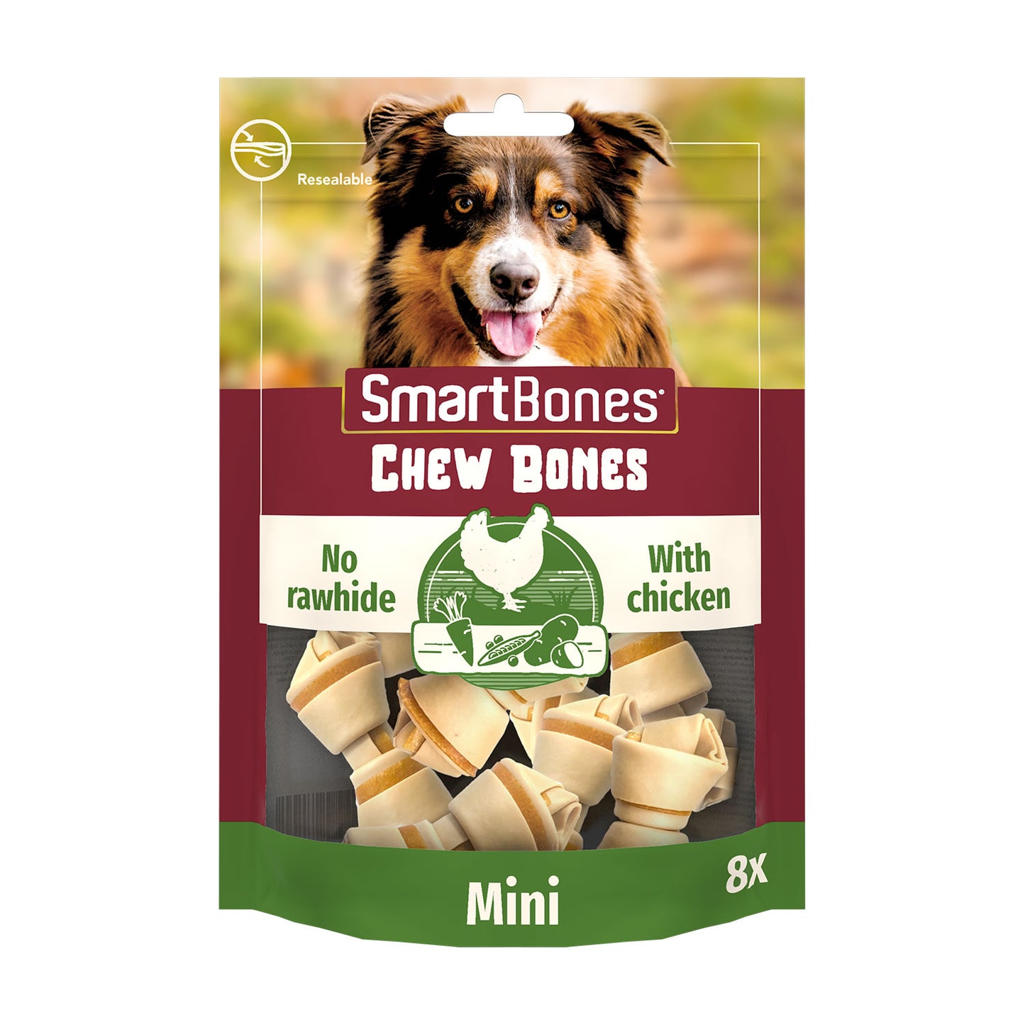 SmartBones Chicken Chew Bones Mini