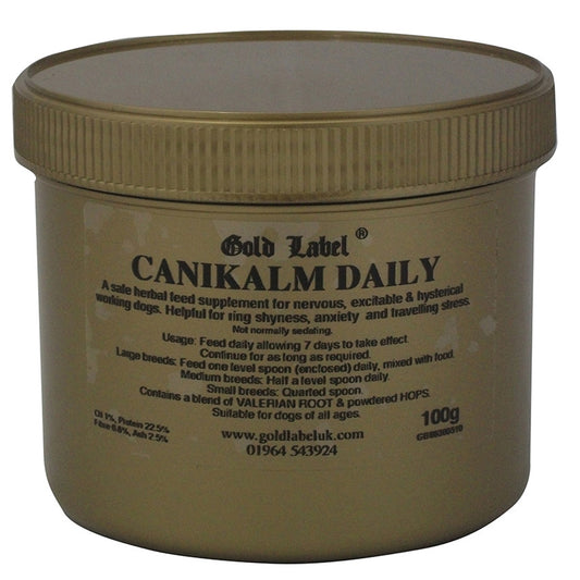 Gold Label CaniKalm Daily - 100 Gm