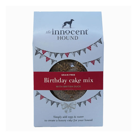 The Innocent Hound Birthday Cake Mix with British Duck - 255 Gm