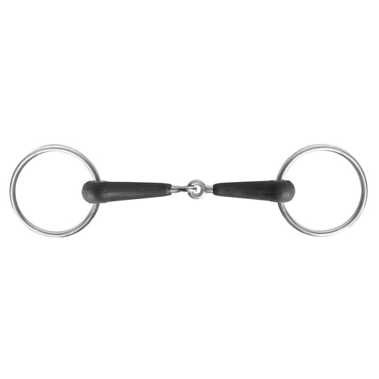 Jointed Rubber Loose Ring Snaffle