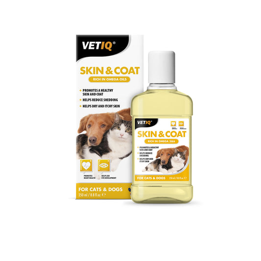 VetIQ Skin & Coat Oil for Cats & Dogs - 250 Ml
