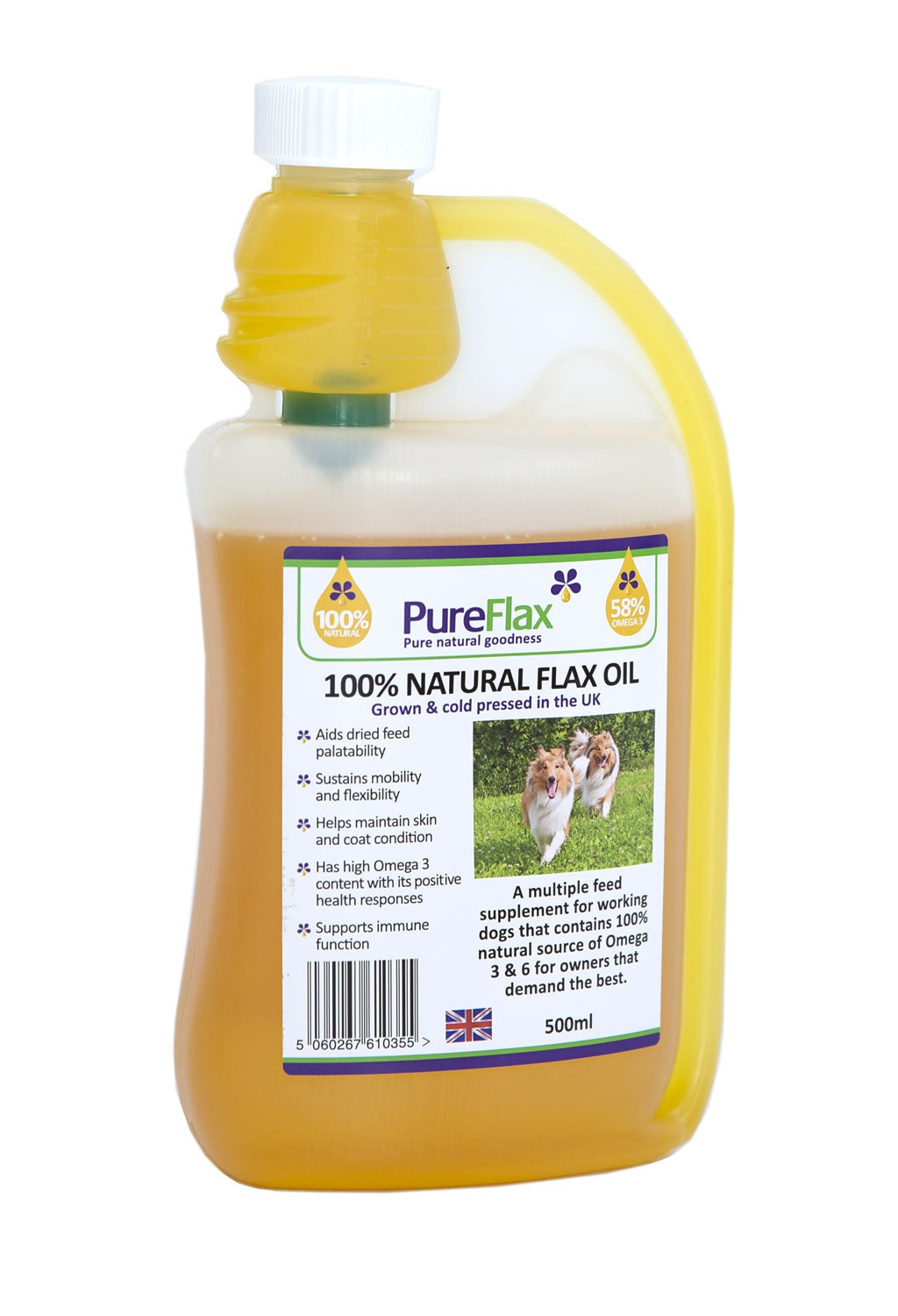 PureFlax Linseed Oil for Dogs