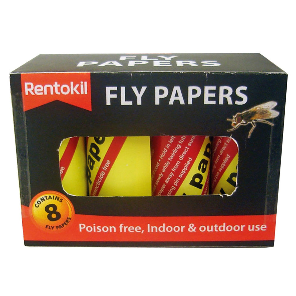 Rentokil Fly Papers - 12 x 8 Pack