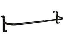 Stubbs Extendable Hook-On Rug Rail Black
