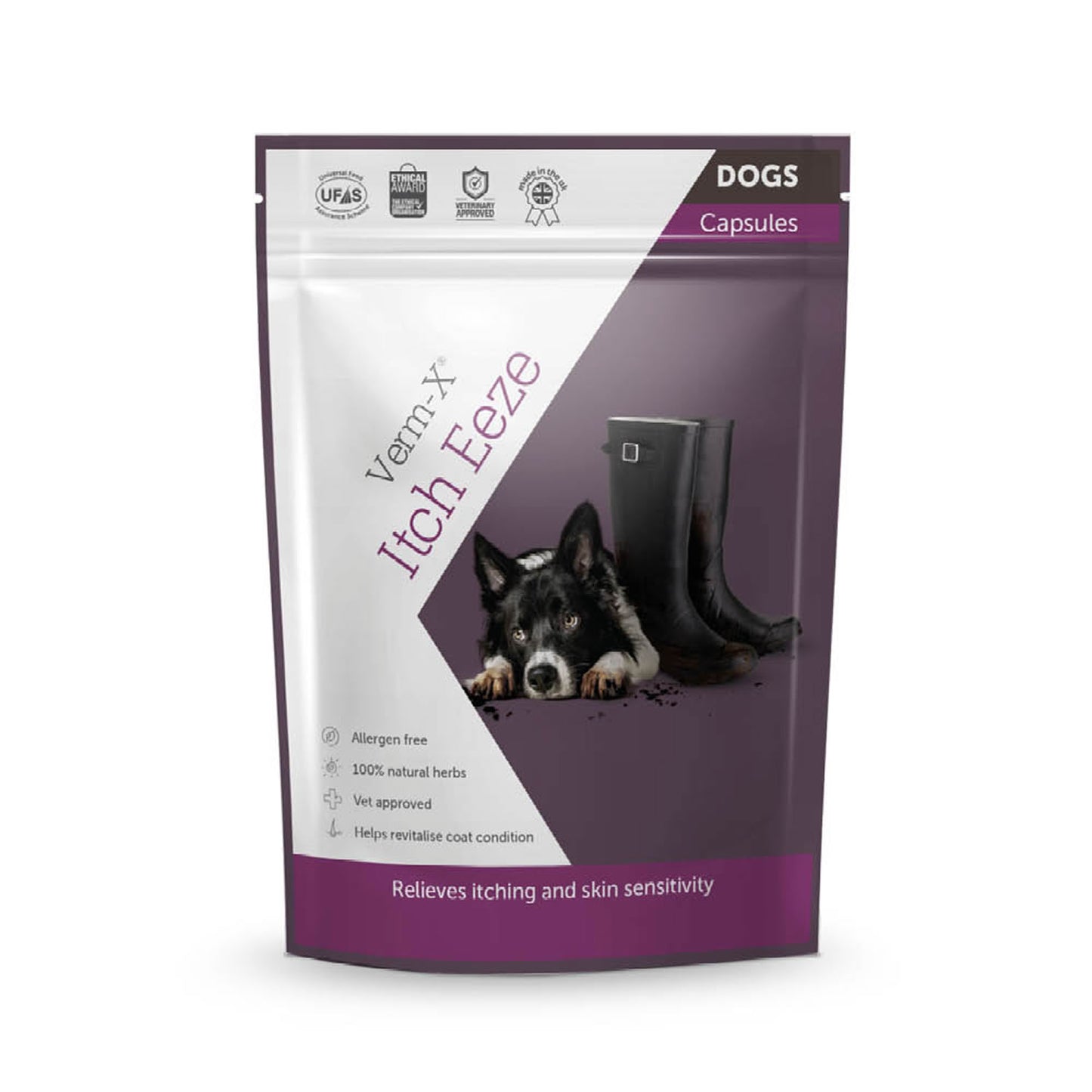 Itch-Eeze Herbal Capsules for Dogs - 50 Gm Pouch