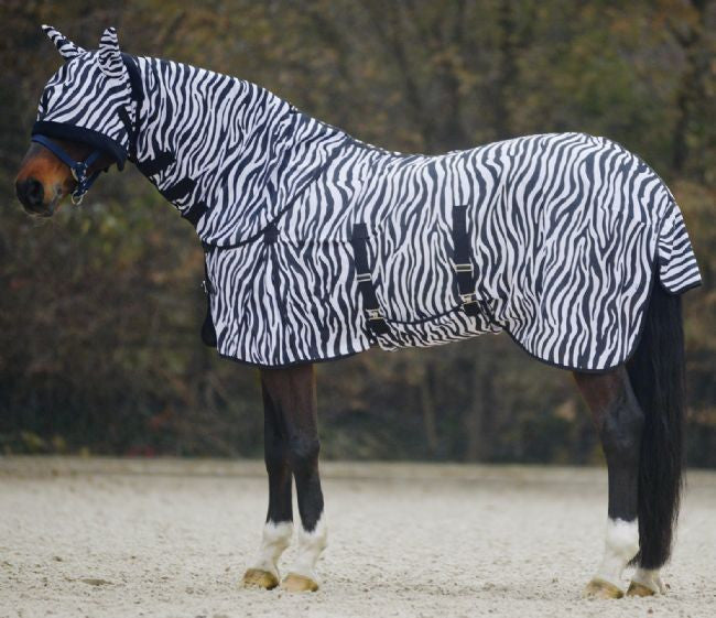 Waldhausen zebra Fly Rug - 135cm (6ft3) - including neck