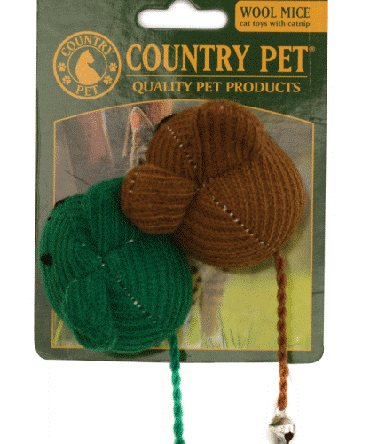 Country Pet Wool Mouse Cat Toy